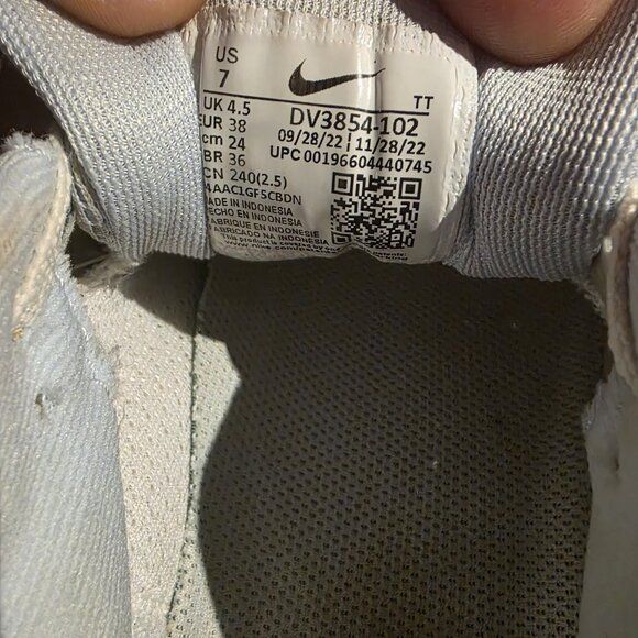 Nike Air Zoom Pegasus 40 White Laser Orange Womens Running Shoes Size 7 - Picture 9 of 9